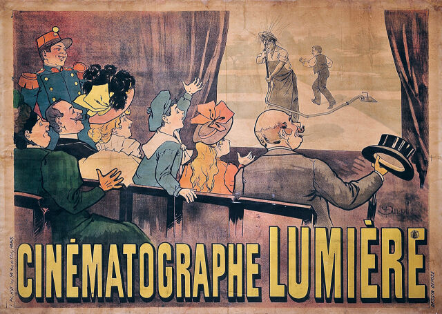 День рождения кинематографа – состоялся первый публичный киносеанс День рождения кинематографа – состоялся первый публичный киносеанс