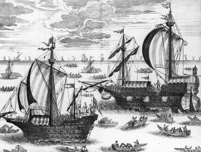 По представлению Петра I Боярская Дума приняла постановление «Морским судам быть ...» По представлению Петра I Боярская Дума приняла постановление «Морским судам быть ...»