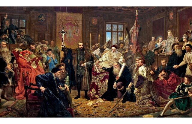 Подписана Люблинская уния между Польшей и Великим княжеством Литовским Подписана Люблинская уния между Польшей и Великим княжеством Литовским