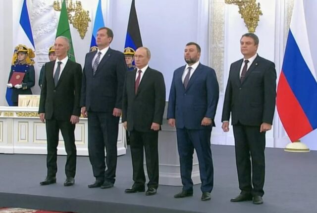 Президент России подписал договоры о включении четырех новых субъектов в состав Российской Федерации Президент России подписал договоры о включении четырех новых субъектов в состав Российской Федерации