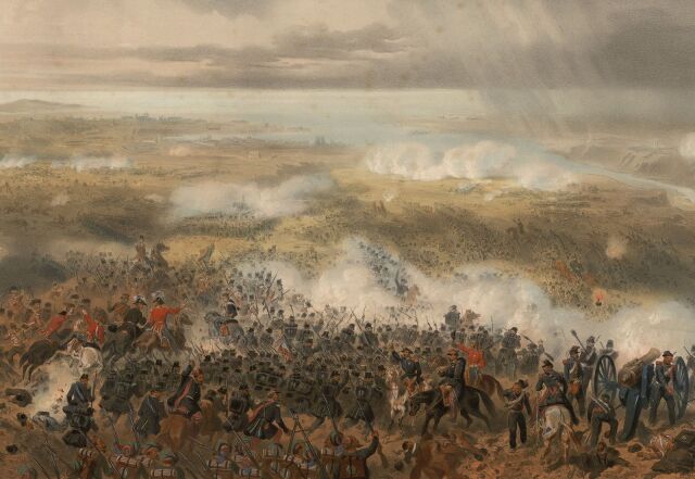 Произошло Инкерманское сражение во время Крымской войны (1853-1856) Произошло Инкерманское сражение во время Крымской войны (1853-1856)