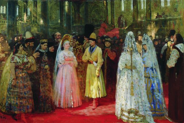 Царь Иван IV Грозный обвенчался с Марфой Собакиной Царь Иван IV Грозный обвенчался с Марфой Собакиной