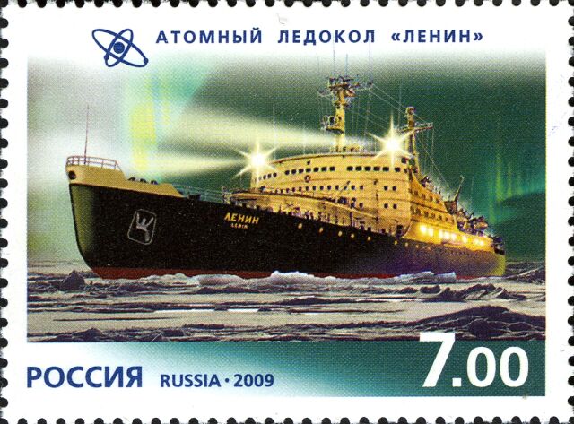 В Ленинграде спущен на воду атомный ледокол «Ленин» В Ленинграде спущен на воду атомный ледокол «Ленин»