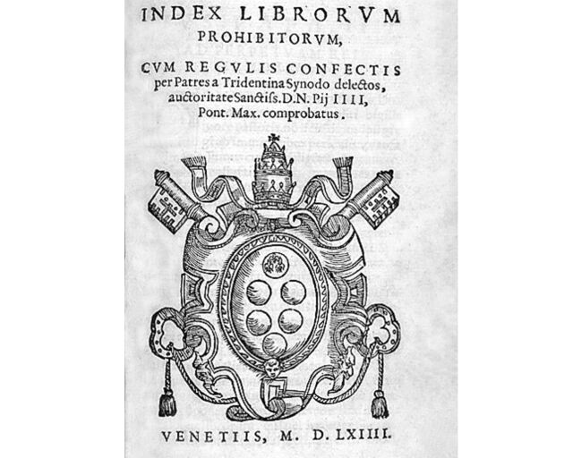 Ватикан официально отменил Индекс запрещенных книг Ватикан официально отменил Индекс запрещенных книг