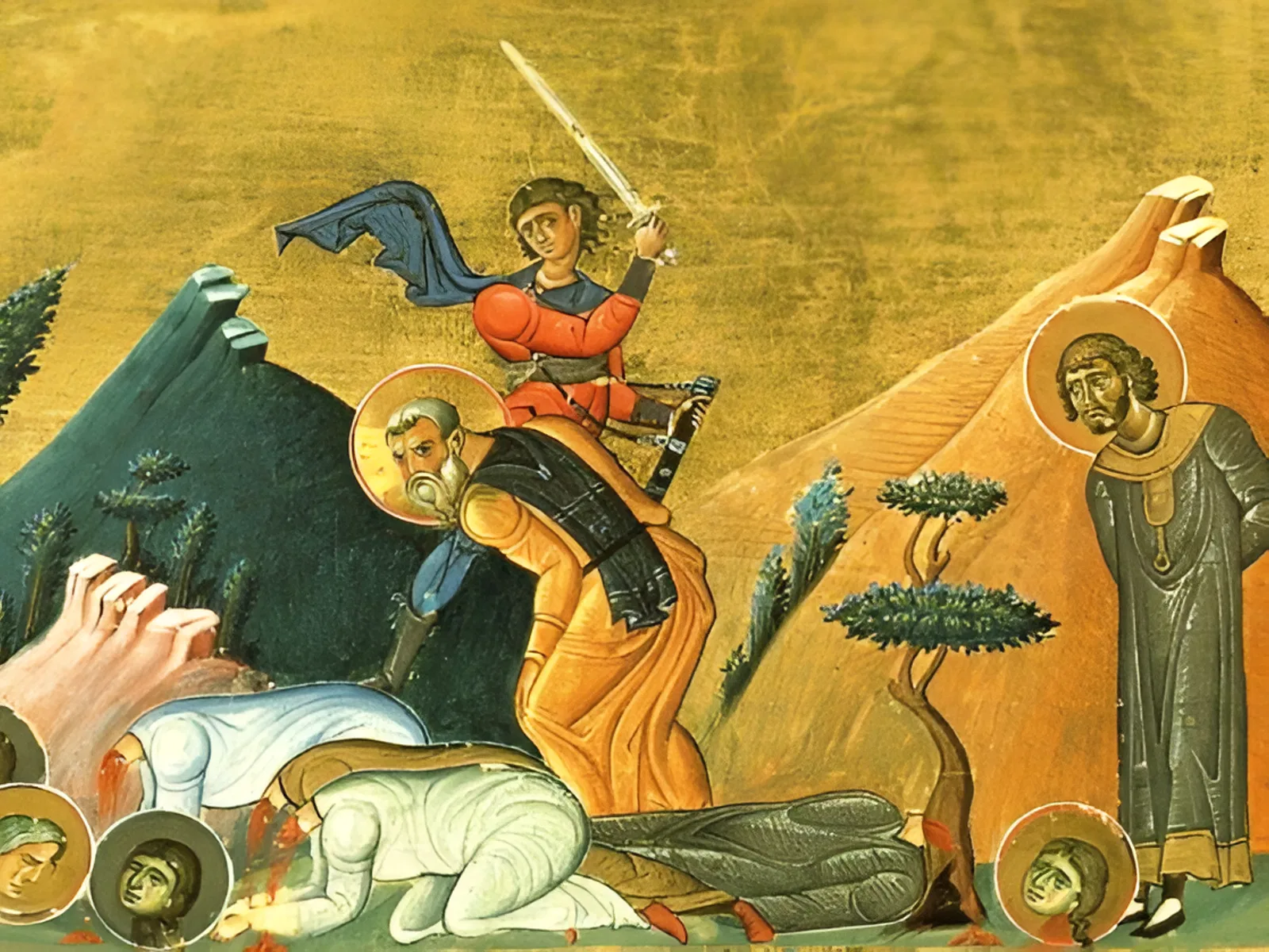 День памяти мучеников Кира и Иоанна и с ними мученицы Афанасии и дочерей её Феодотии, Феоктисты и Евдоксии