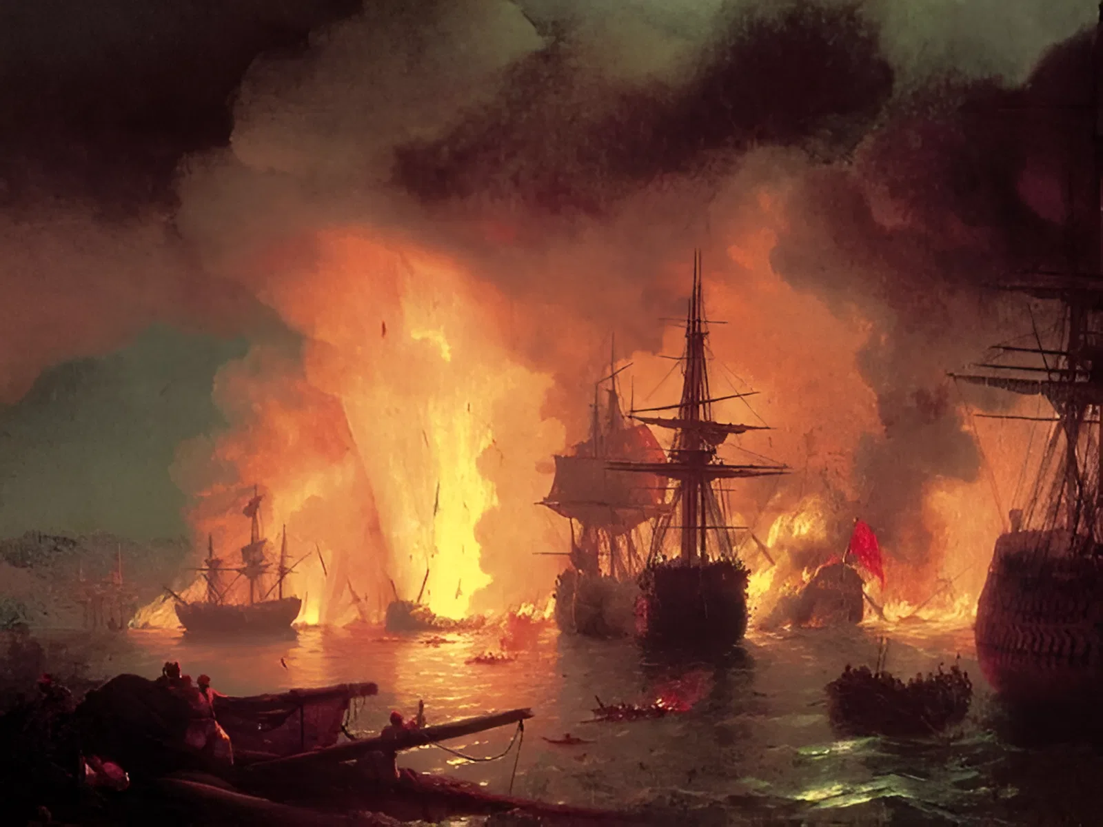 Во время русско-турецкой войны 1768-1774 годов произошло Чесменское сражение Во время русско-турецкой войны 1768-1774 годов произошло Чесменское сражение