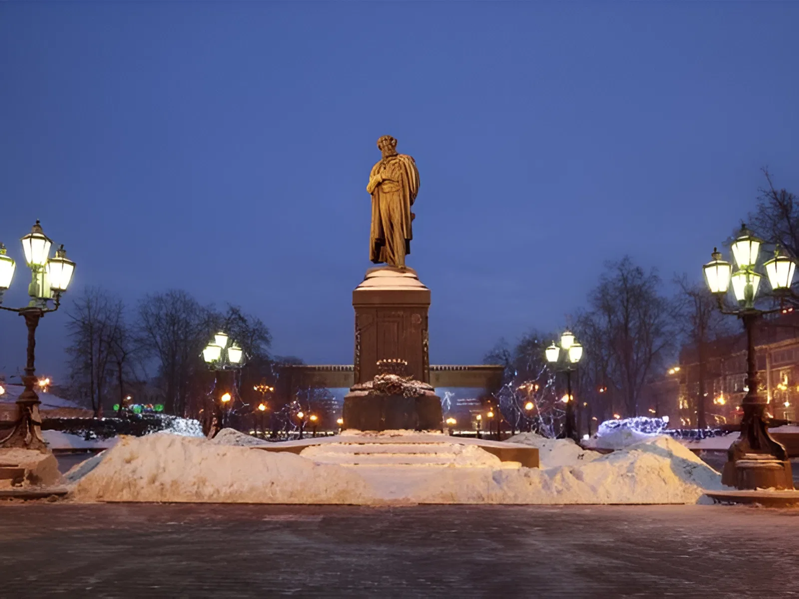 В Москве состоялся перенос памятника А.С. Пушкину с Тверского бульвара на Страстную площадь В Москве состоялся перенос памятника А.С. Пушкину с Тверского бульвара на Страстную площадь
