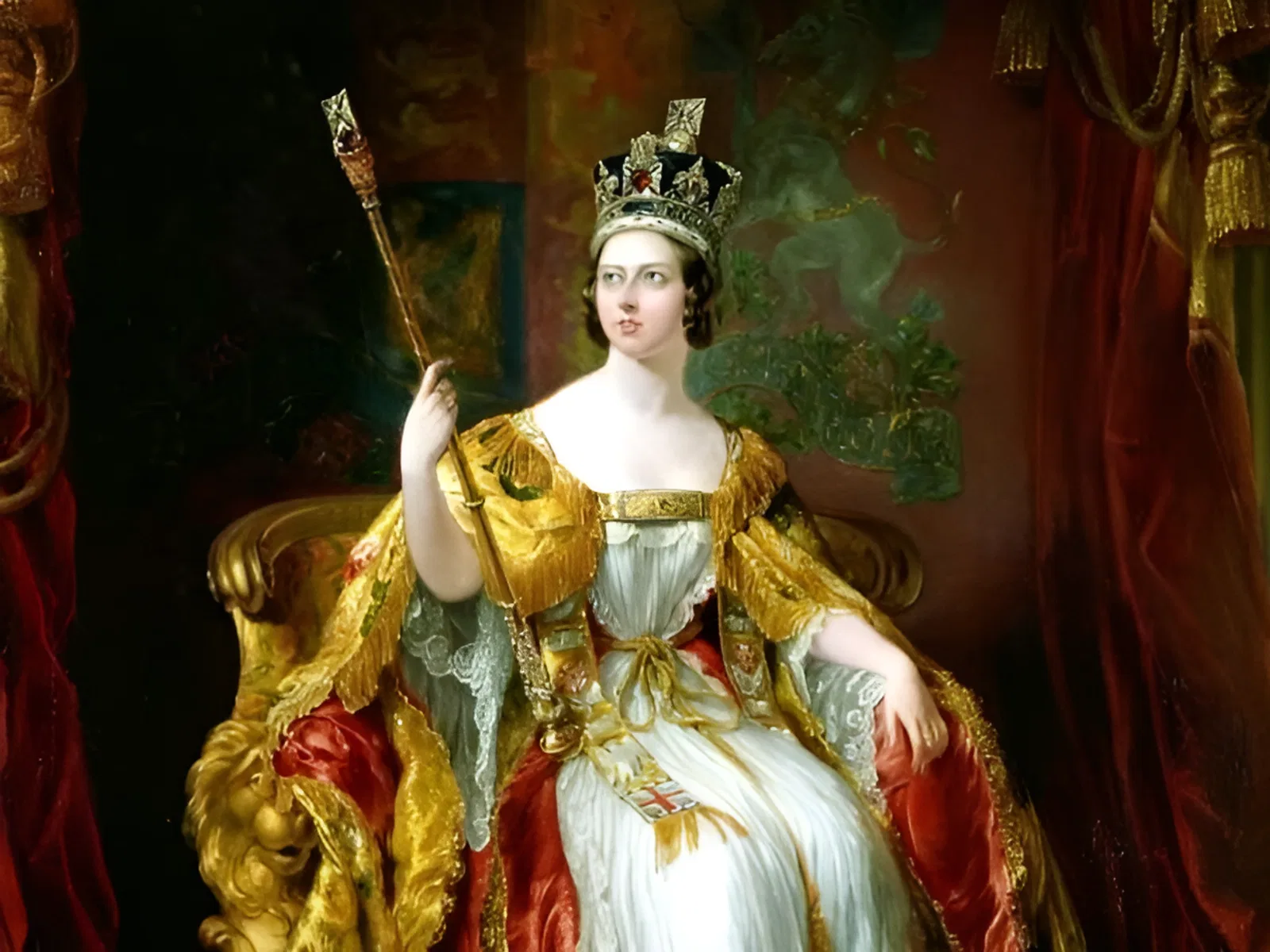 На британский престол взошла королева Виктория