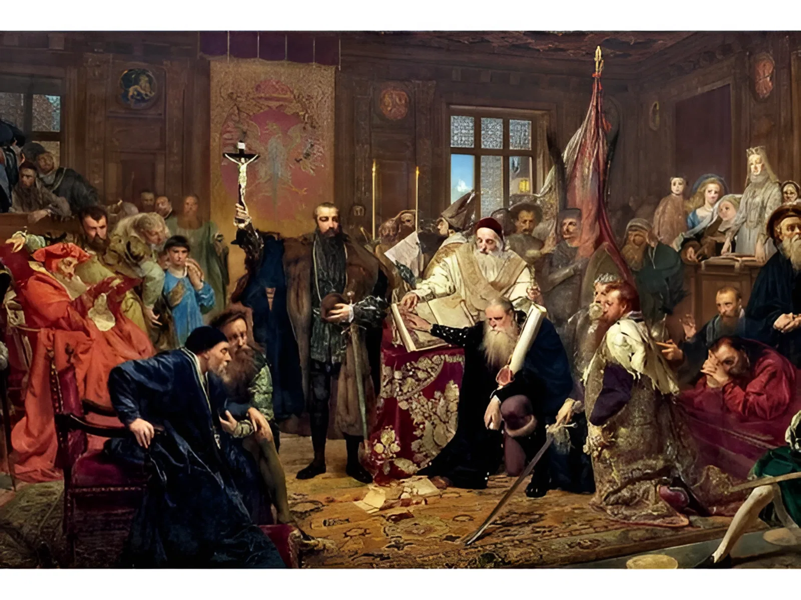 Подписана Люблинская уния между Польшей и Великим княжеством Литовским
