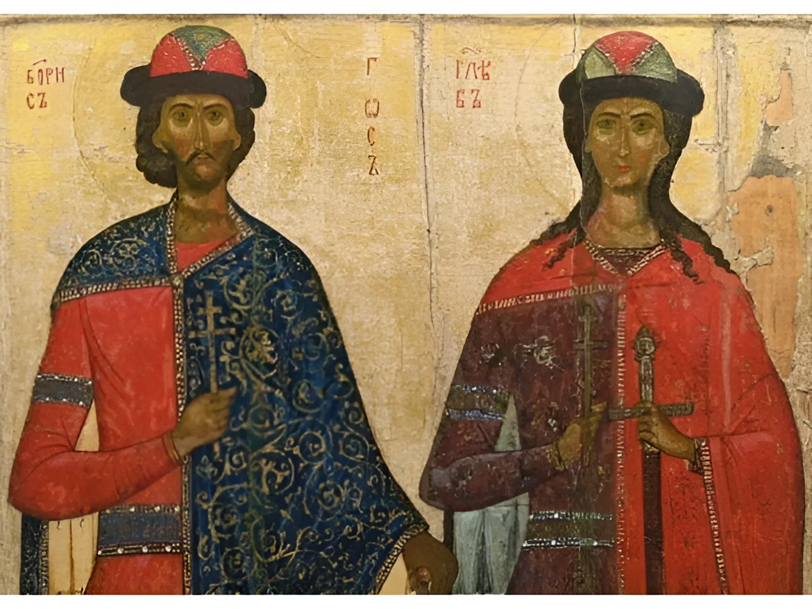 Состоялась церемония передачи иконы «Борис и Глеб», ранее похищенной из музея