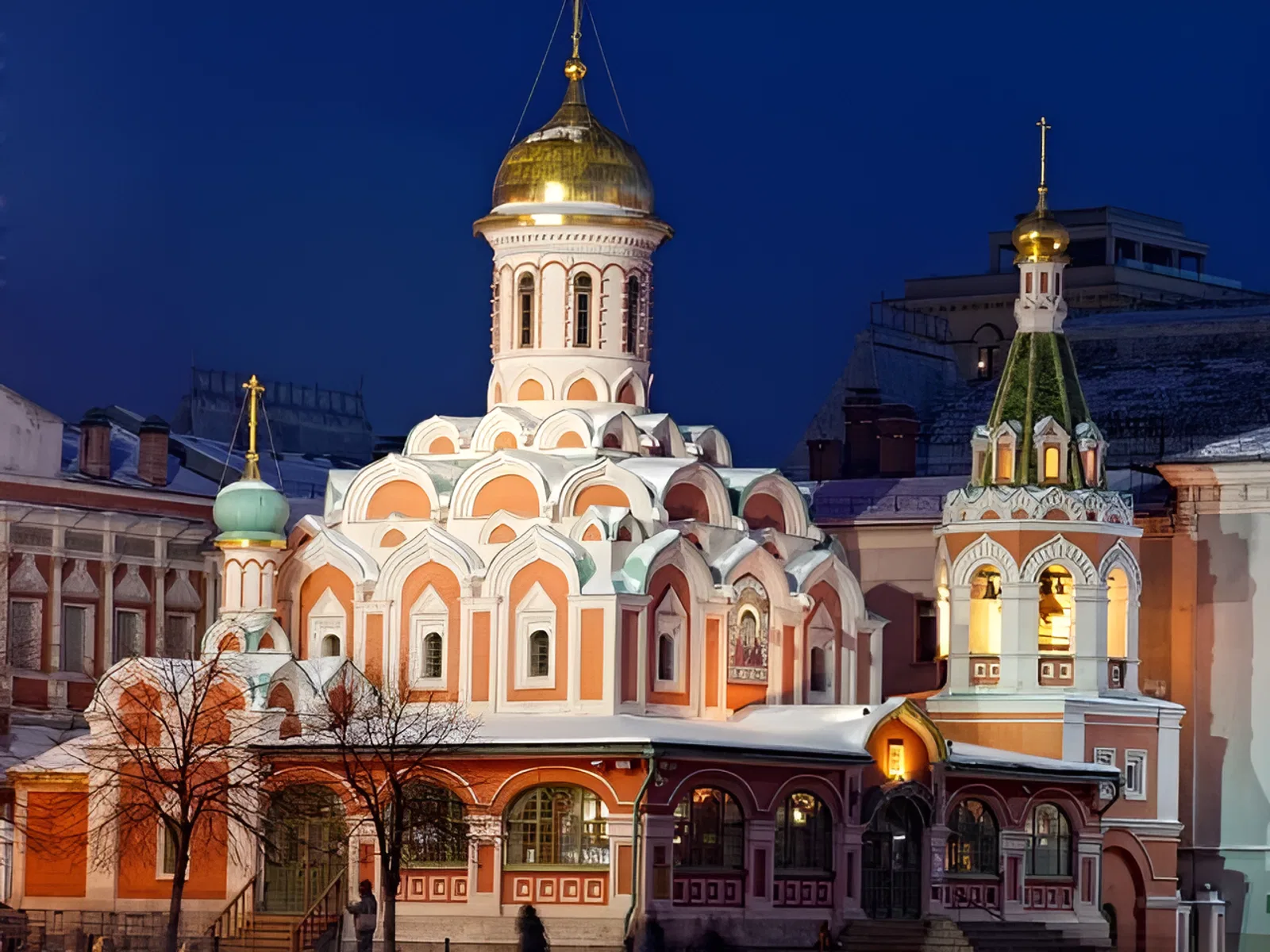 В Москве на Красной площади открыт восстановленный Казанский собор