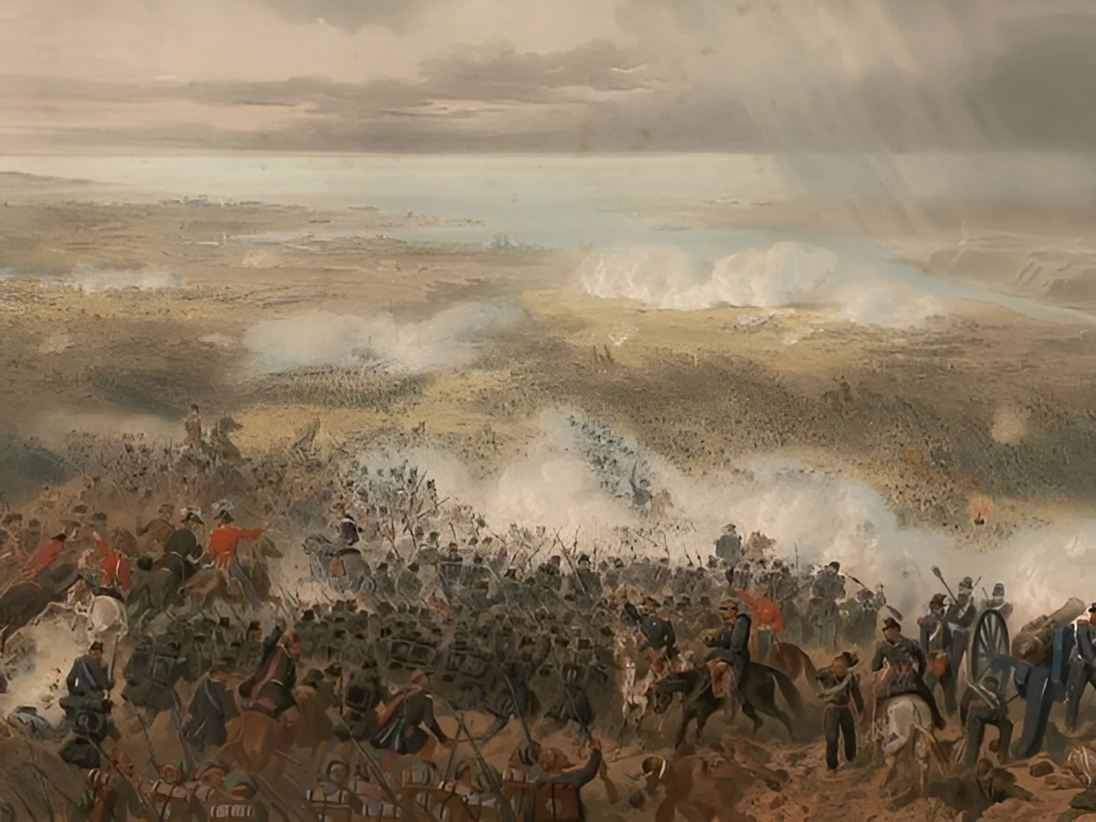 Произошло Инкерманское сражение во время Крымской войны (1853-1856)