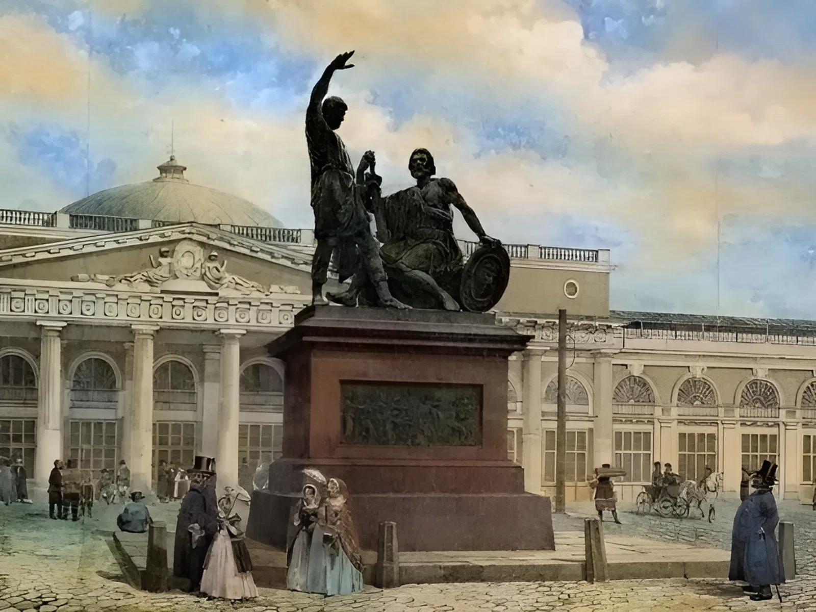 В Москве открыт памятник Кузьме Минину и князю Пожарскому В Москве открыт памятник Кузьме Минину и князю Пожарскому