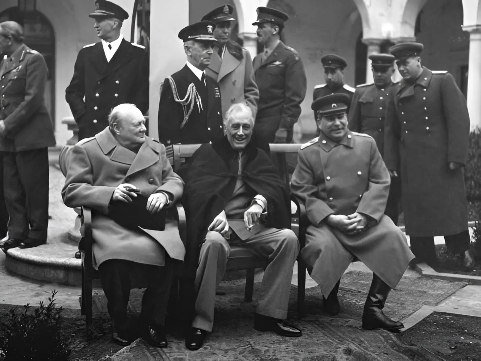 Началась Крымская (Ялтинская) конференция Началась Крымская (Ялтинская) конференция