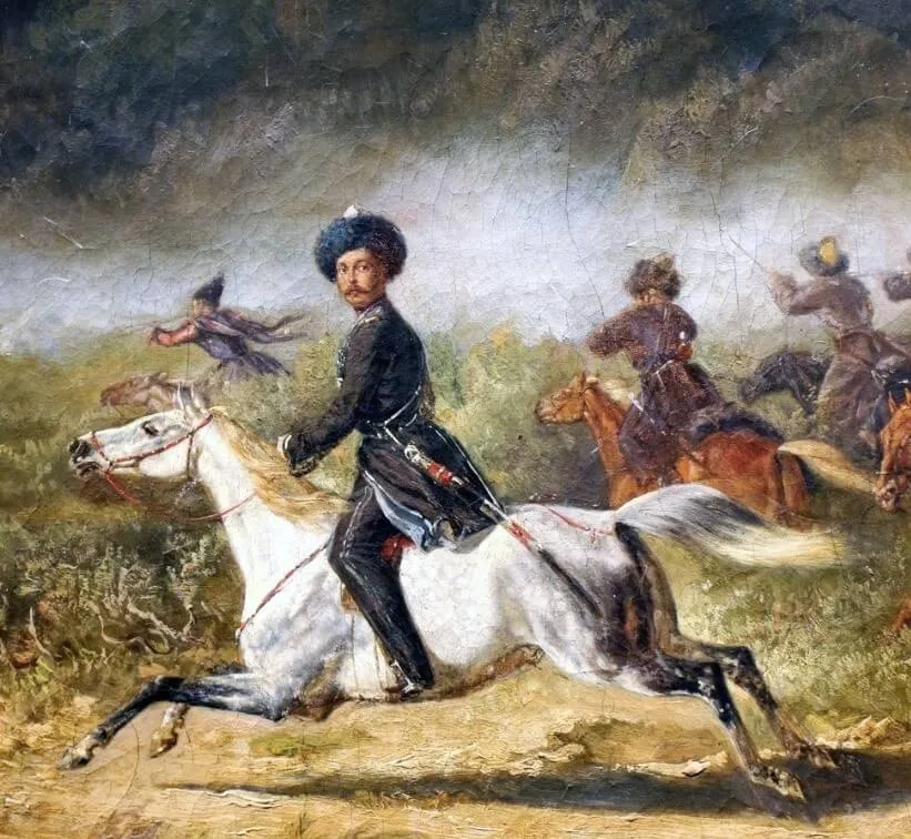 Фрагмент картины 1850-х годов