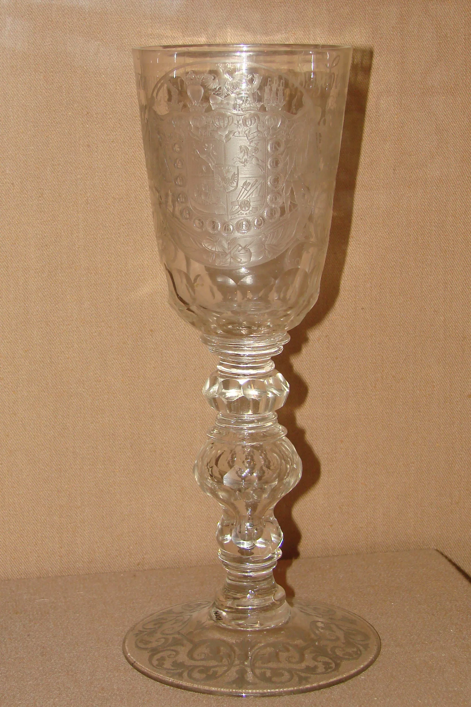 Кубок А.Д. Меншикова. Стекло. Гравировка. 1‑я четверть XVIII века 2009. Sergeev Pavel