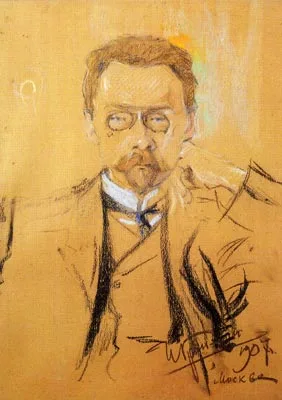 Портрет Алексея Александровича Бахрушина 1907 год, Илья Абрамович Гринман