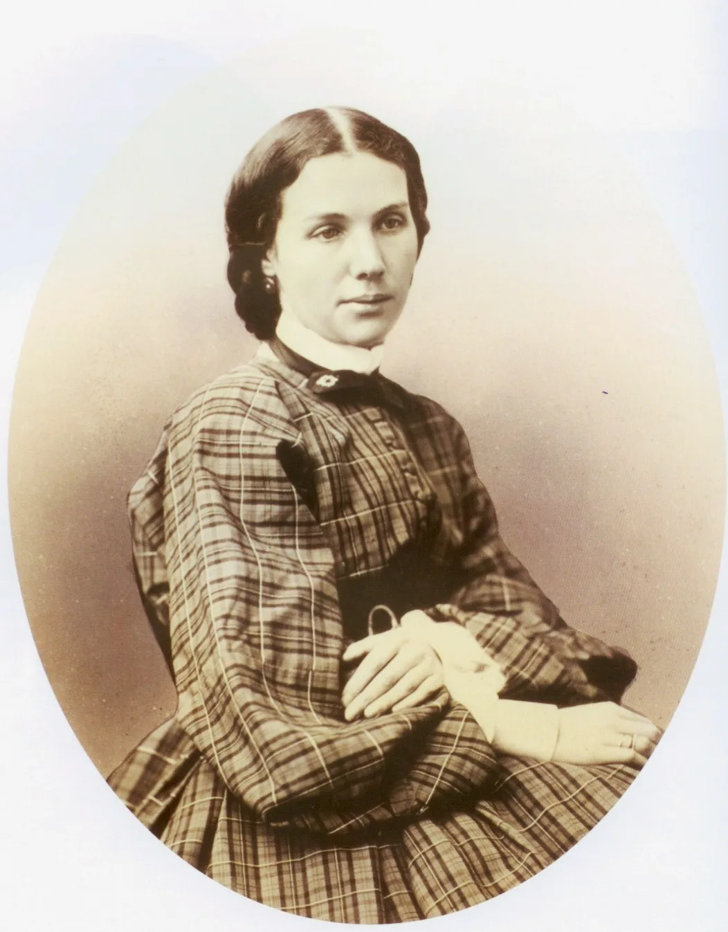 Елизавета Алексеевна Жемчужникова, урождённая Дьякова (1833—1875) Фотография 1860 года