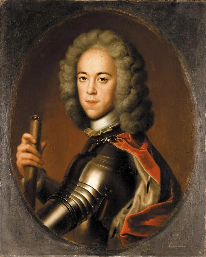 Портрет царевича Алексея Петровича в латах 1710–1718. Бернард Кристоф Франке. Прижизненный портрет царевича, редкий из‑за последующего уничтожения его изображений по распоряжению Петра I