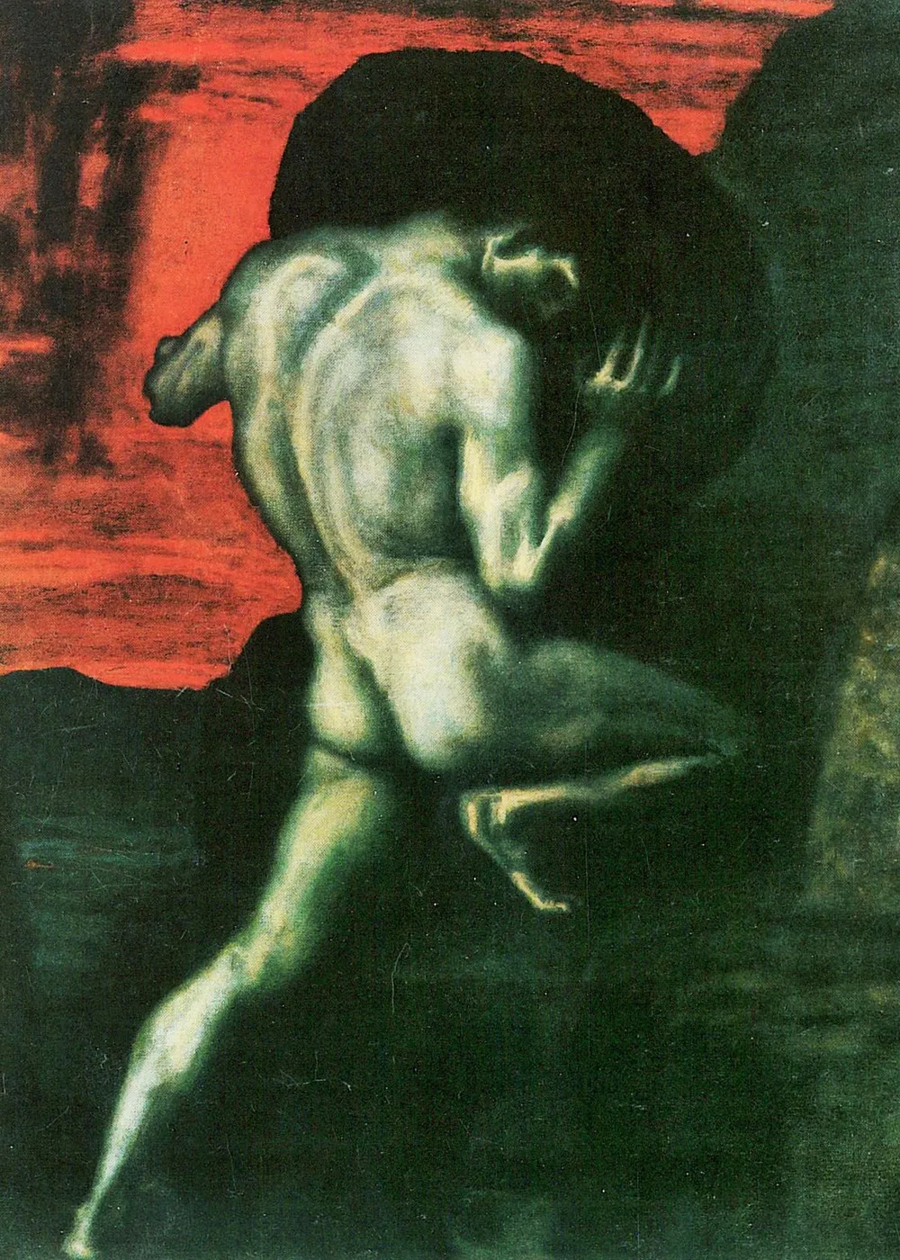 «Сизиф» Картина Франца фон Штука, 1920 год
