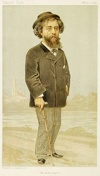 Альфонс Доде на обложке Vanity Fair 1894 год, Жан Батист Гут