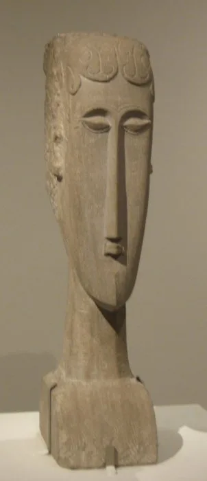 «Голова женщины» Скульптура Амедео Модильяни, 1912 год, Метрополитен-музей