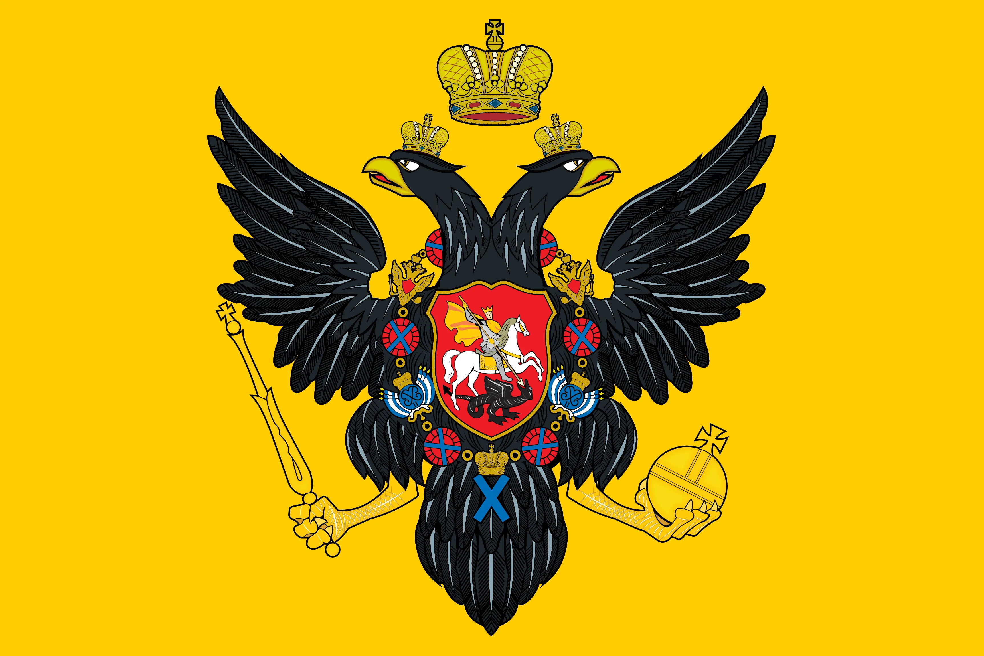 Штандарт времён правления Анны Иоанновны