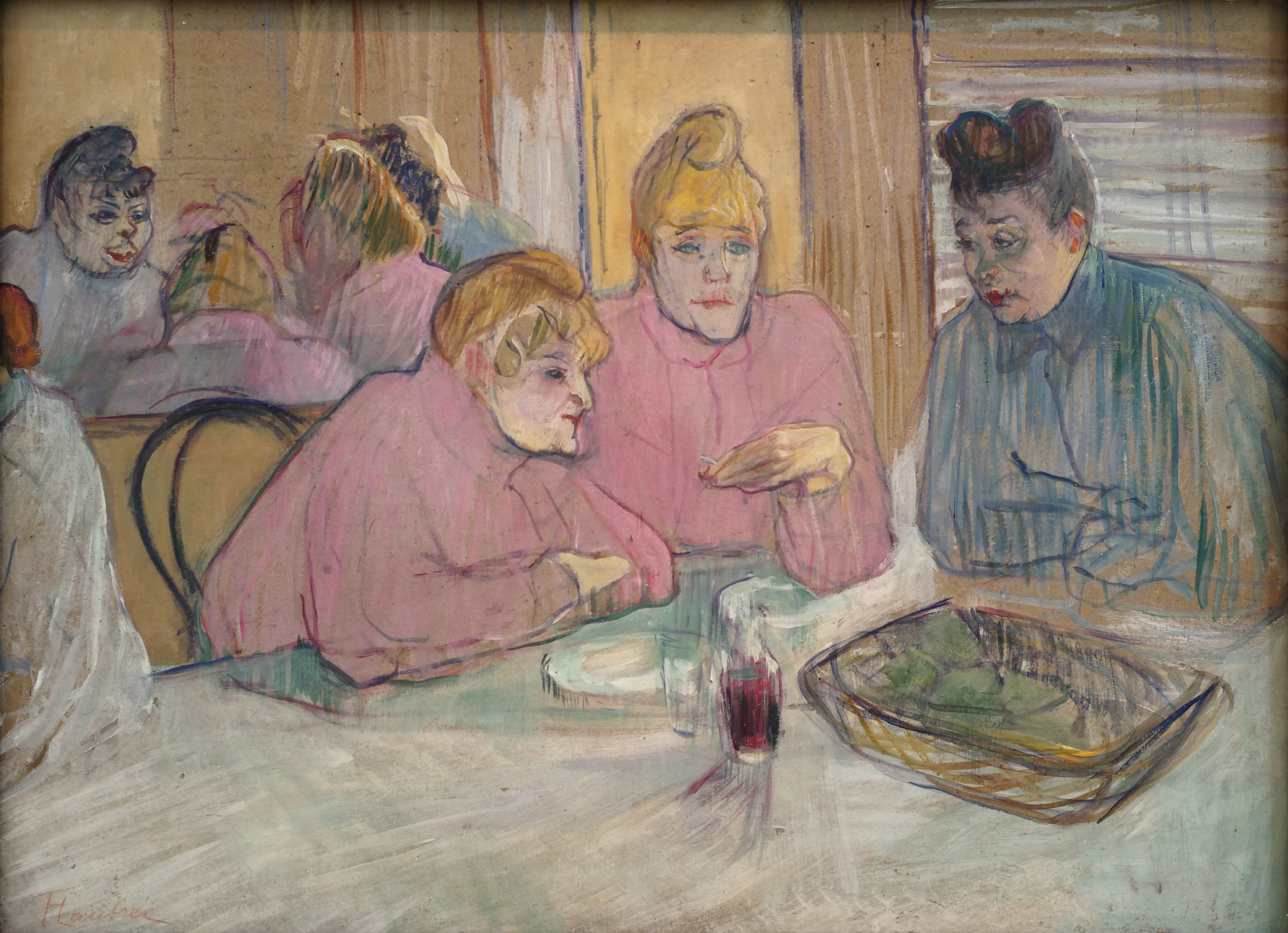 «Эти дамы в столовой» (Ces dames au réfectoire), 1893 Анри де Тулуз-Лотрек, 1893