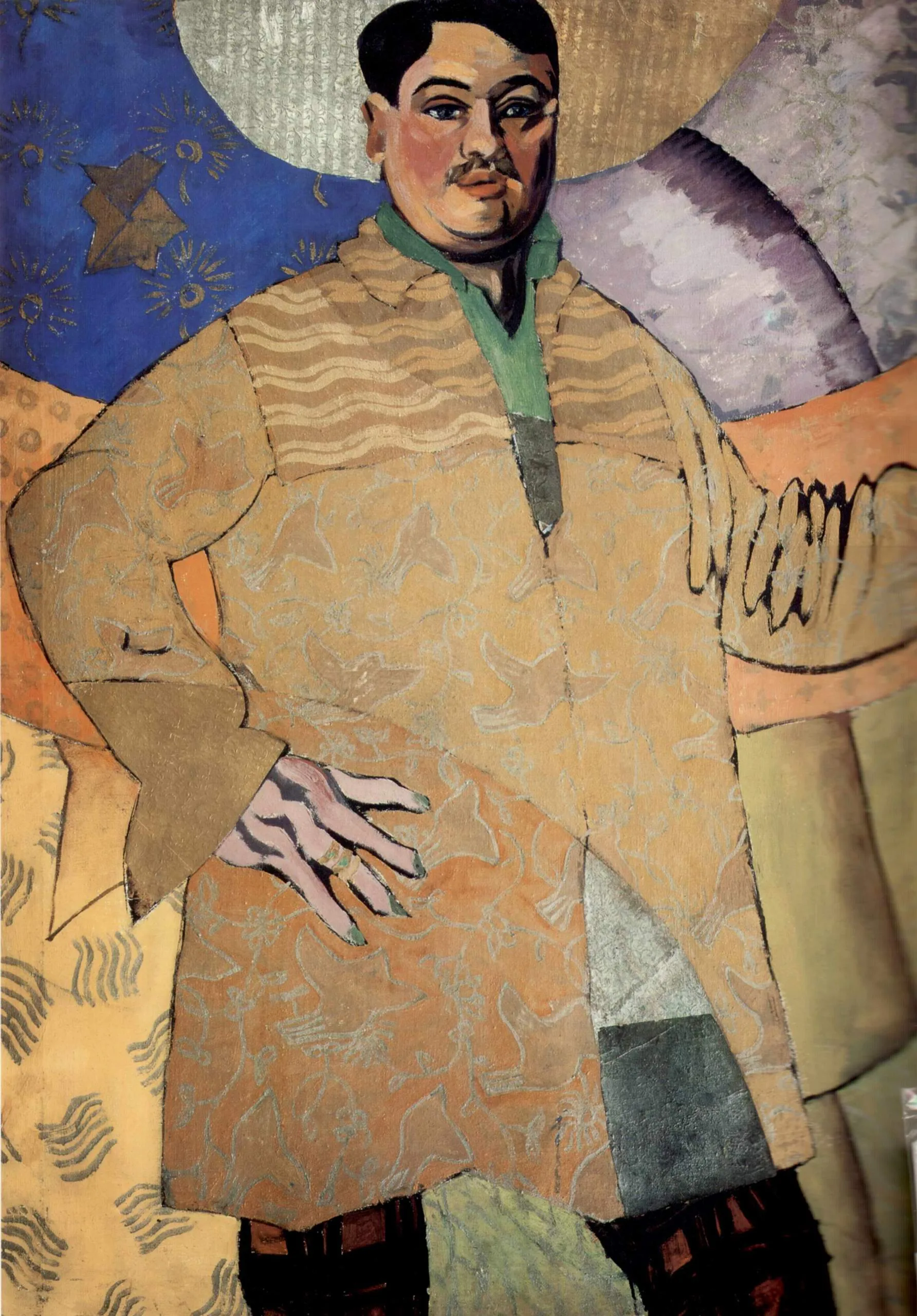 «Автопортрет. Grand Peintre» («Великий художник») 1915. Аристарх Васильевич Лентулов