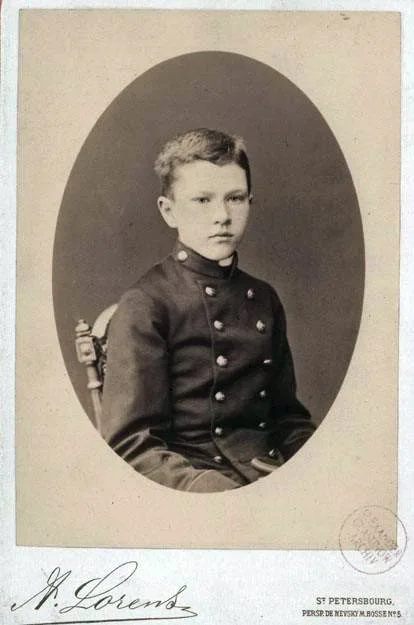 А. К. Глазунов в гимназической форме 1874–1876 годы. Автор неизвестен