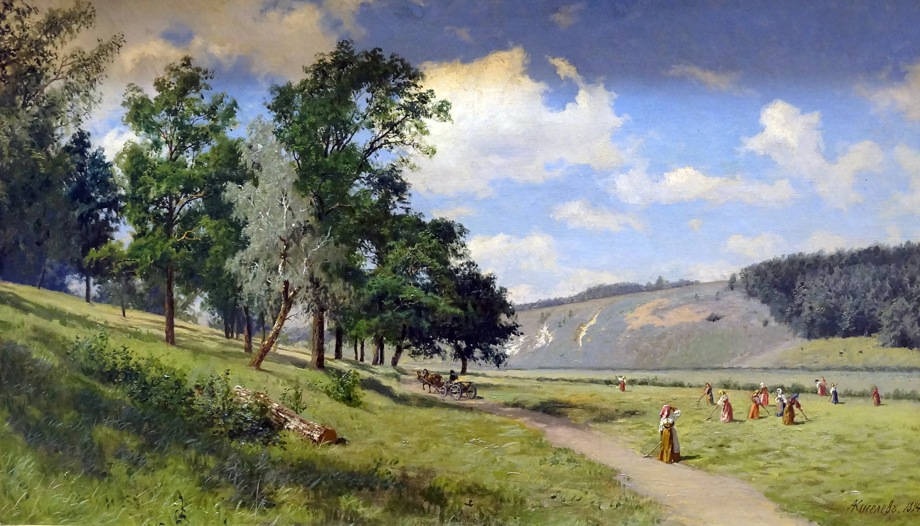 1894. А. А. Киселёв. Холст, масло. Собрание Сочинского художественного музея