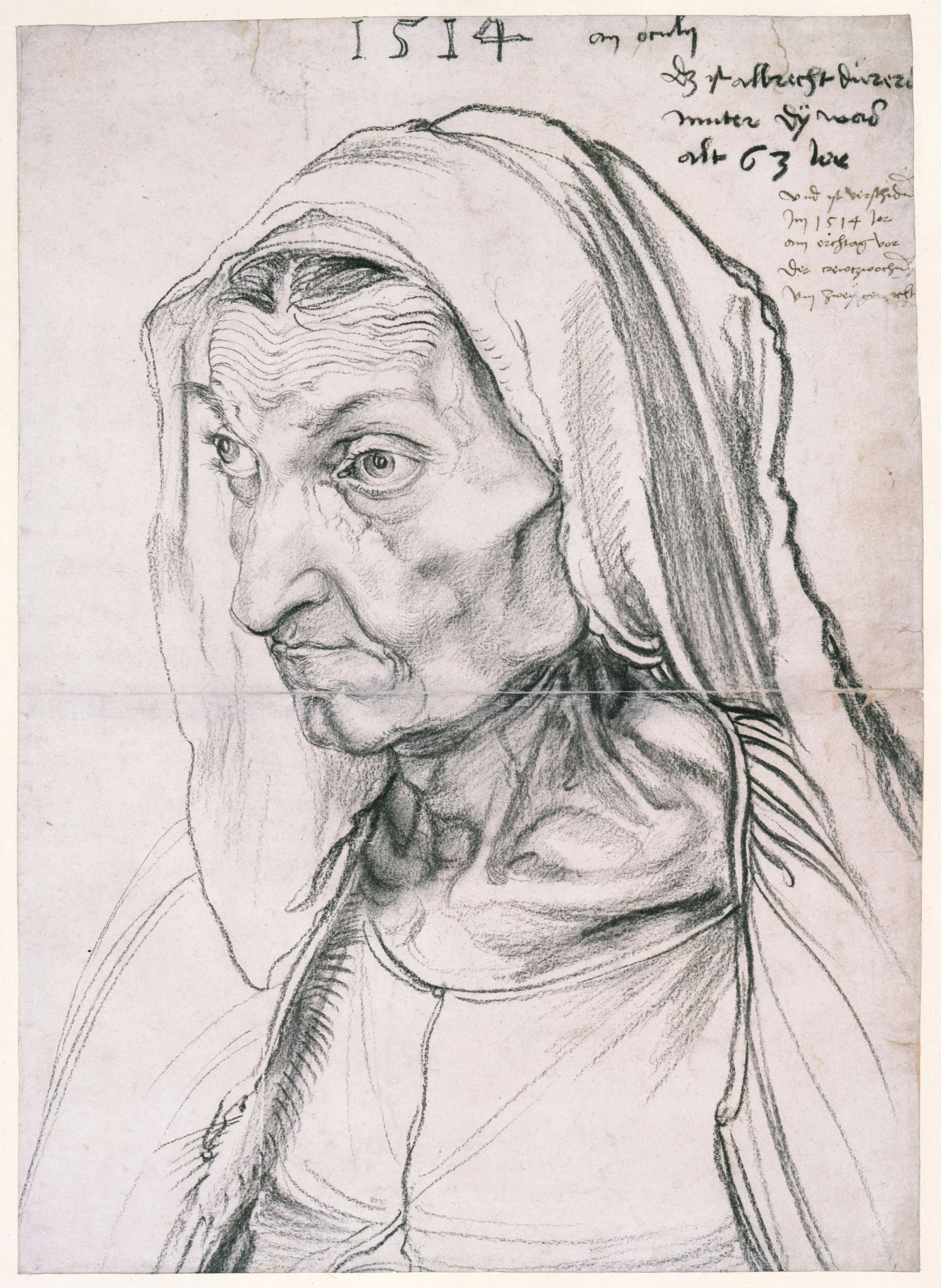 Барбара Дюрер, мать художника 1514. Альбрехт Дюрер