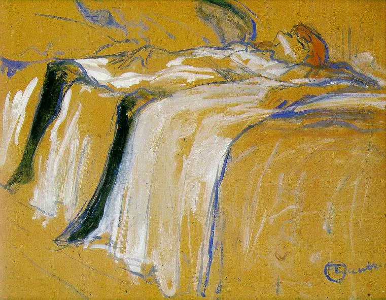 «Усталость» из серии «Они» (Elles), 1896 Анри де Тулуз-Лотрек, 1896
